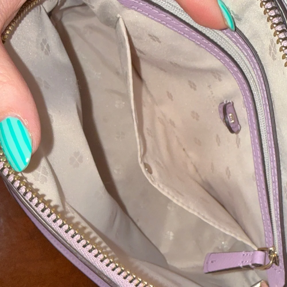 kate spade lavender dome satchel in pastel lilac - Picture 6 of 12